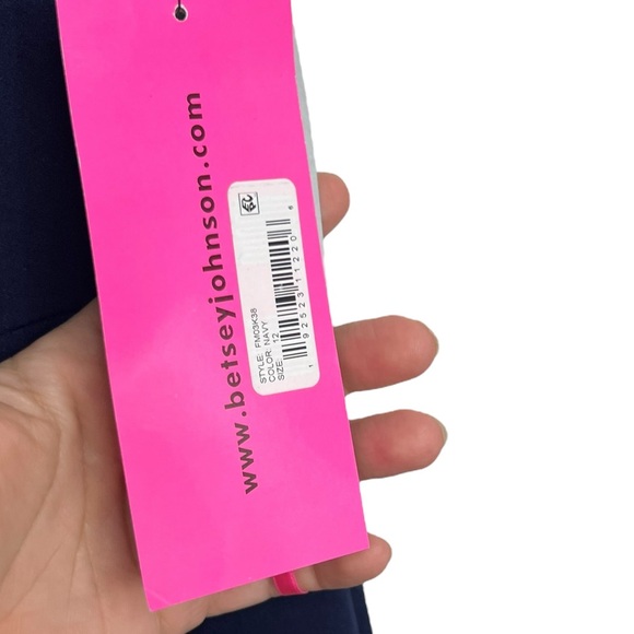 NWT BETSY JOHNSON FLOUNCE SCUBA SHEATH DRESS FEMININE RUFFLE CHIC OFFICEWEAR  12 - Picture 9 of 10